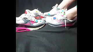 Nike airmax 90 shoeplay fetish